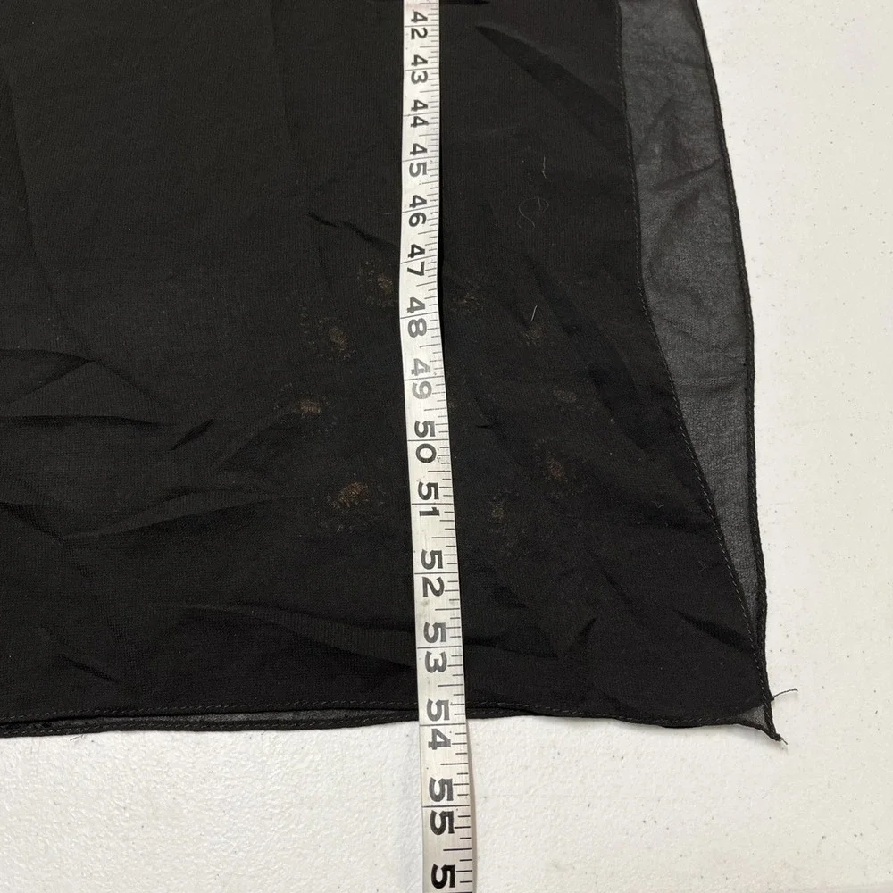N/A black sheer